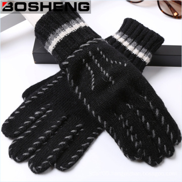 Men′s Warm Winter Knitted Glove with Thermal Lining